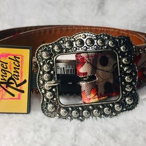 NWT Camouflage Fall Leave Western Belt